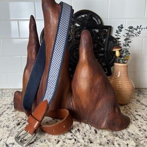 Men's J. Crew Checkered Belt